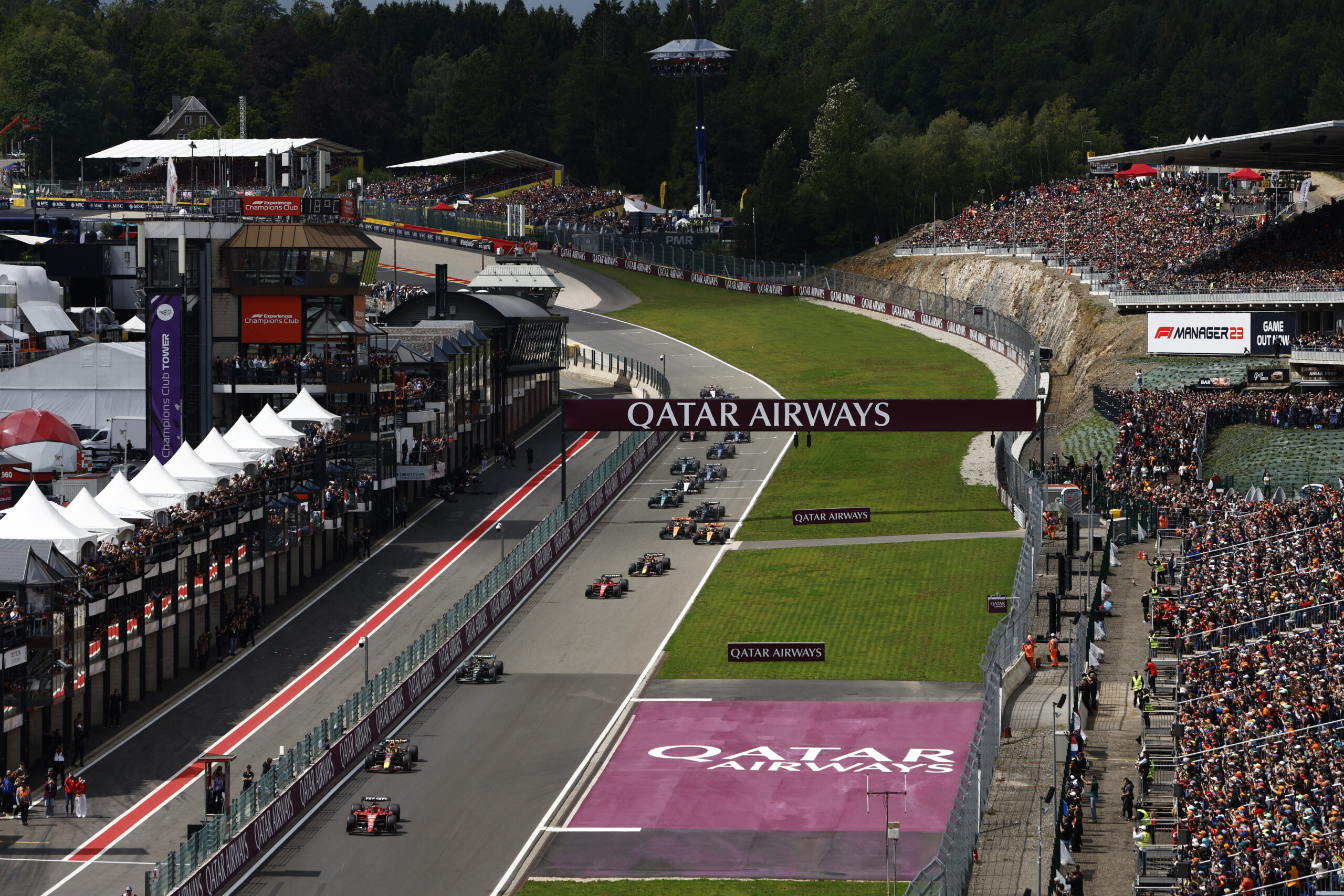 Belgian Grand Prix 2024 Drivers Battle on the Circuit de Spa